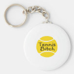 Femelle de tennis porte-clef