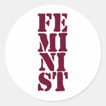 Féministe ! autocollants