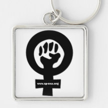 Féministe socialiste porte-clefs