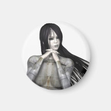 Femme 3 de Biomechannequin - mannequin de 3D Goth Aimants