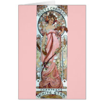 femme blanche de champagne d'étoile d'art déco de  carte