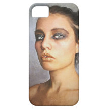 Femme classique de dame de peinture de portrait d' coques iPhone 5 Case-Mate