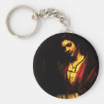 Femme dans une porte. [1] Par Rembrandt Van Rijn Porte-clés
