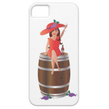 Femme de vin de "salut" coques iPhone 5 Case-Mate