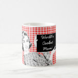 femme des années 1950 avec une maman du signe V2 Tasse