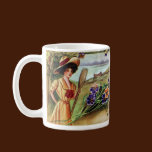 Femme et pensées de canoë-kayak tasses