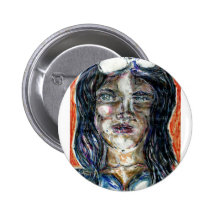 Femme internationale de mystère badges avec agrafe