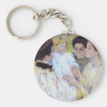 Femmes admirant un enfant. 1897, Mary Cassatt Porte-clé