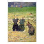 Femmes baignant Dieppe, Gauguin, post impressionni Cartes De Vœux