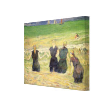 Femmes baignant Dieppe, Gauguin, post impressionni Impression Sur Toile