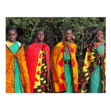 Femmes de Maasai - 1 Carte Postale