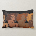 Femmes ethniques dans le coussin de vent