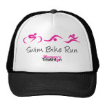 Femmes tri : Swim.Bike.Run Casquettes De Camionneur