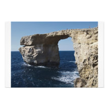 Fenêtre azurée photo sur toile