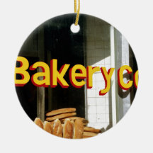 Fenêtre de boulangerie ornements