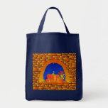 fenêtre de citrouille de Halloween Sacs Fourre-tout