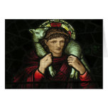 Fenêtre en verre teinté cartes de vœux