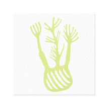 Fennel pale green white kitchen art canvas gallery wrap canvas