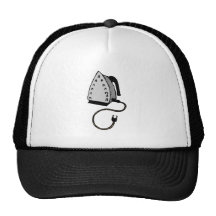 Fer chaud de vêtements casquette de camionneur