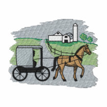 Ferme amish polos brodés