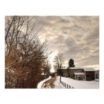 Ferme d'hiver faire-parts