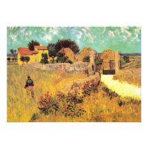 Ferme en Provence par Vincent van Gogh Faire-parts