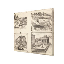 ferme et usines hydrauliques dans Hydeville Impression Sur Toile