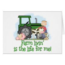 Ferme Livin (garçon) Cartes De Vœux