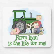 Ferme Livin (garçon) Tapis De Souris