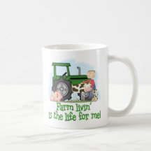 Ferme Livin (garçon) Tasse À Café