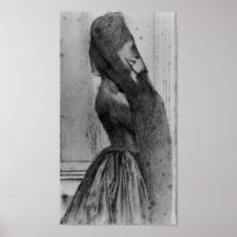 Fernand Khnopff - le voile Affiche