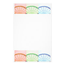 Ferris d'amusement papier à lettre personnalisé