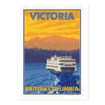 Ferry et montagnes - Victoria, AVANT JÉSUS CHRIST  Carte Postale