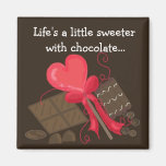 Festins de chocolat avec un message aimant