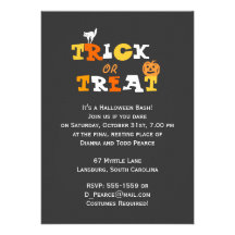 Festins de Halloween Faire-parts