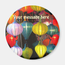 Festival de lanterne Hoi le Vietnam Magnets Pour Réfrigérateur