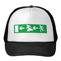 fête bachelorette casquette de camionneur