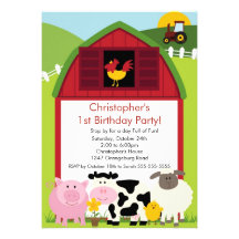 Fête d'anniversaire animale d'amusement de basse-c invitation personnalisable