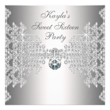 Fête d'anniversaire blanche de sweet sixteen de di faire-parts
