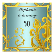 Fête d'anniversaire de femmes élégantes invitations personnalisées