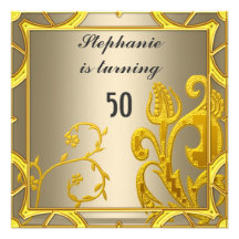 Fête d'anniversaire de femmes élégantes cartons d'invitation personnalisés