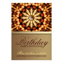 Fête d'anniversaire de fleur de la terre d'équilib invitations personnalisables