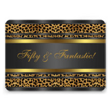 Fête d'anniversaire de la femme de couleur d'or de faire-parts