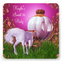 Fête d'anniversaire de princesse Sweet 16 de roses Faire-parts
