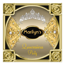 Fête d'anniversaire de Quinceañera 15ème Carton D'invitation
