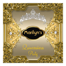 Fête d'anniversaire de Quinceañera 15ème Invitations Personnalisées
