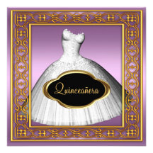 Fête d'anniversaire de Quinceanera 2 simples Invitation Personnalisable