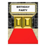 Fête d'anniversaire de tapis rouge de chapiteau de faire-parts