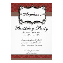 Fête d'anniversaire douce MIGNONNE d'élégance Invitations Personnalisées
