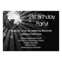 Fête d'anniversaire faite sur commande d'étincelle faire-parts